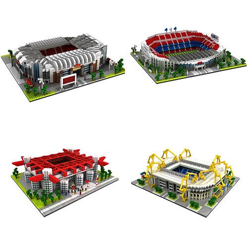 

Patchstar micro drill small particle building blocks football stadium assembly world architecture model football stadium Taj Mahal puzzle puzzle relief