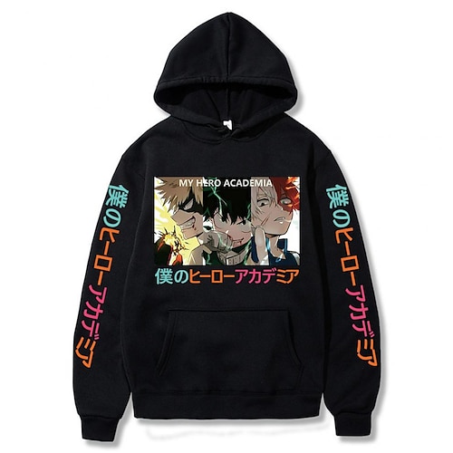 

Inspired by My Hero Academia / Boku No Hero Bakugou Katsuki Shoto Todoroki Deku Hoodie Cartoon Manga Anime Front Pocket Graphic Hoodie For Men's Women's Unisex Adults' Hot Stamping 100% Polyester