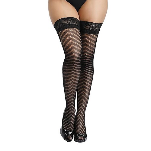 

Dame Strømpebukse Strømper Nettingstrømper Tights Bekvem Benforming Høy Elastisitet Blonde Jacquard Knehøye Sokker Fritid hverdag Victoriansk Svart 1 # Svart 2 # Svart 3 # En Størrelse