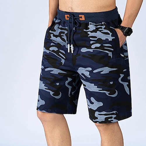 

Herre Atletiske shorts Aktive shorts Casual shorts Stretch shorts Snørelukning Elastisk Talje Lynlåslomme Camouflage Komfort Åndbart Korte Afslappet Daglig Ferie Gade Stilfuld Militærgrøn Gul