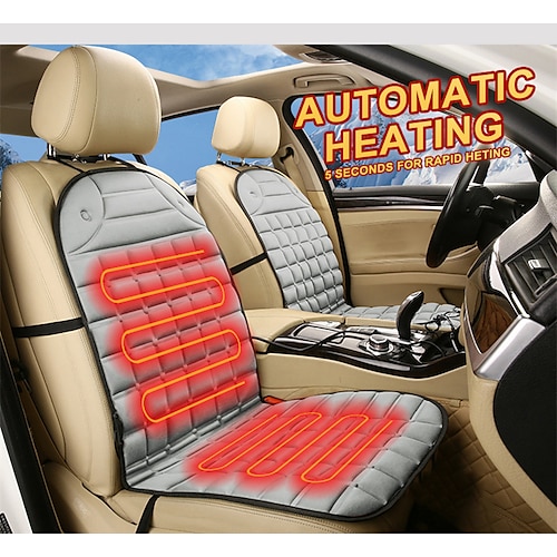 

Car Heating Cushion Winter Warmer Pad Universal Auto Seat Electric Heated Mat 12V for Car Home Office Cold Protector Cushions