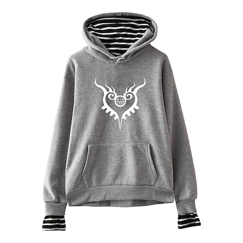 

One Piece Trafalgar D. Water Law Hoodie Anime Cartoon Anime Front Pocket Graphic Hoodie For Men's Women's Unisex Adults' Hot Stamping 100% Polyester Casual Daily
