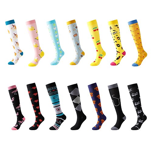 

Homme Femme Chaussettes Chaussettes de compression Chaussettes Velo Cyclisme Activités Extérieures Cyclisme / Vélo Vélo / Cyclisme Respirable Conception anatomique Vestimentaire 3 paires Nouveauté