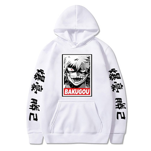 

Inspired by My Hero Academia / Boku No Hero Bakugou Katsuki Hoodie Cartoon Manga Anime Front Pocket Graphic Hoodie For Men's Women's Unisex Adults' Hot Stamping 100% Polyester