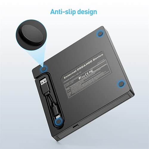 unitate cd dvd externă 7 în 1 arzător de cd ultra subțire usb 3.0
