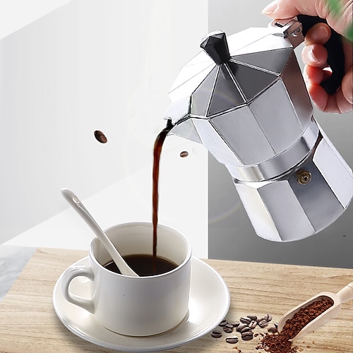 

Fogão expresso e cafeteira moka pote para café clássico italiano e cubano cafeteira cafeteira acessórios de cozinha utensílios de café