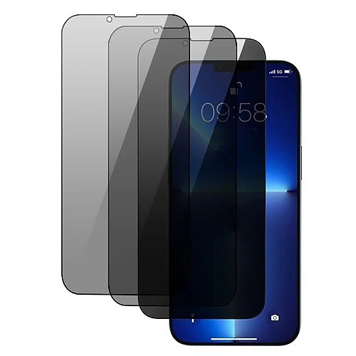 

[3 Pack] Phone Screen Protector For Apple iPhone 14 Pro Max 13 12 11 Pro Max Mini X XR XS 8 7 Plus Tempered Glass 9H Hardness Explosion Proof Scratch Proof Phone Accessory