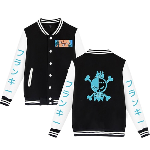 

Inspired by One Piece Film: Red Monkey D. Luffy Outerwear Anime Printing Coat For Men's Women's Unisex Adults' Hot Stamping Polyster