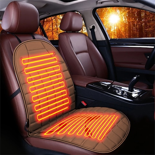 Car Heating Cushion Winter Warmer Pad Universal Auto Seat Electric Heated  Mat 12V for Car Home Office Cold Protector Cushions 2024 - GBP £20