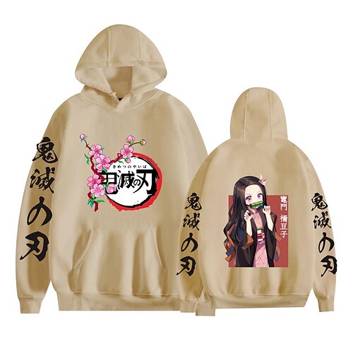 

Inspired by Demon Slayer: Kimetsu no Yaiba Kamado Nezuko Hoodie Cartoon Manga Anime Front Pocket Graphic Hoodie For Men's Women's Unisex Adults' Hot Stamping 100% Polyester