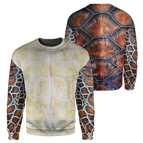 

Homens Moletom Estacionar Marron Gola Redonda Animal Estampas Abstratas Imprimir Diário Esportes Feriado Impressão 3D Básico Roupa de rua Designer Primavera Outono Roupa Moletons Moletons