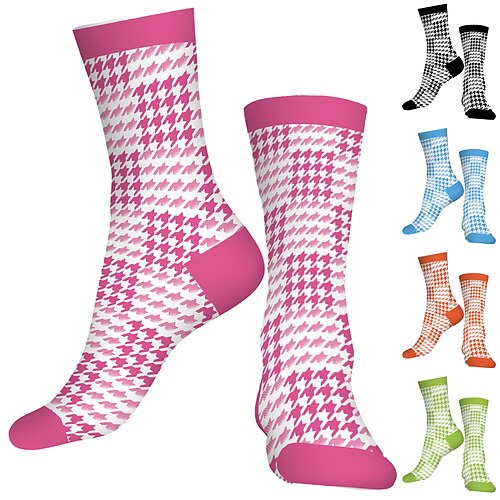 

Men's Women's Socks Funny Socks Novelty Socks Bike / Cycling Breathable Anatomic Design Wearable 1 Pair Graphic Cotton Black Blue Orange S M L