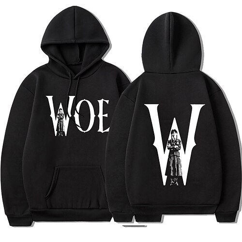 

Inspired by Wednesday Addams Addams family Wednesday Hoodie Cartoon Manga Anime Front Pocket Graphic Hoodie For Men's Women's Unisex Adults' Hot Stamping 100% Polyester
