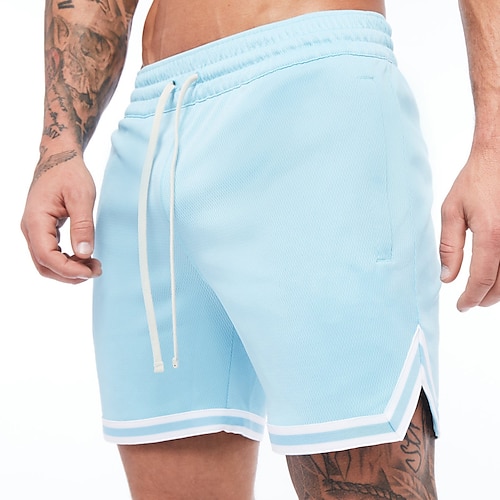 

Per uomo Pantaloncini da mare Boxer da mare Boxer da surf Pantaloncini da spiaggia Tasche A cordoncino Vita elastica Liscio Comfort Asciugatura rapida Esterno Giornaliero Per uscire Di tendenza