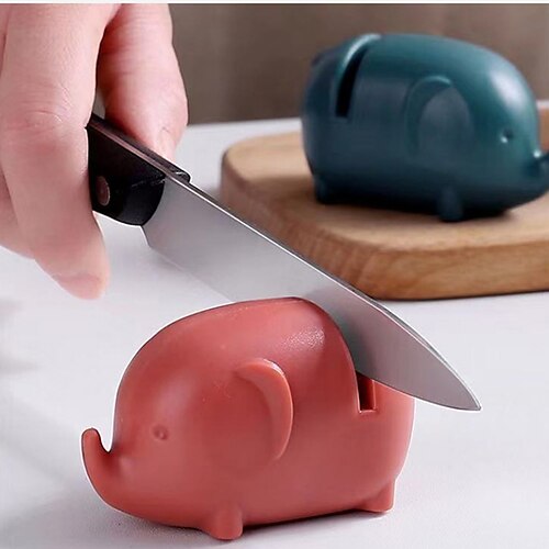 

Kitchen Household Sharpener Kitchen Knife Blade Multi-function Sharpening Stone Cute Ear Shape