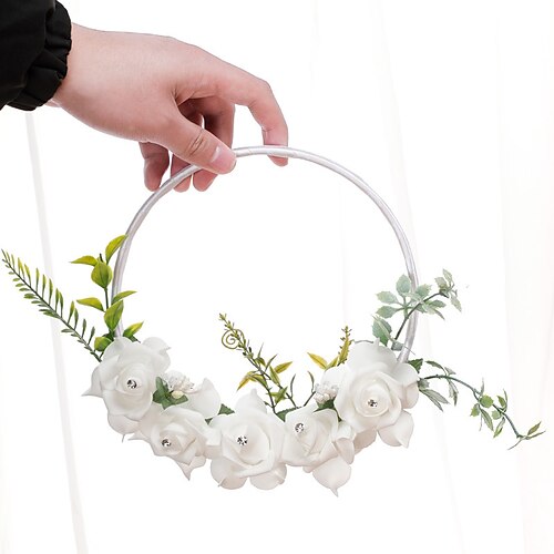

Fiori da polso da sposa Bouquet Matrimonio / Ricevimento di matrimonio Fiori artificiali Matrimonio