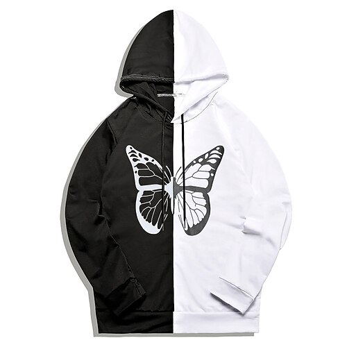 

Inspired by Punk Gothic Butterfly Hoodie Cartoon Manga Anime Graphic Hoodie For Men's Women's Unisex Adults' 3D Print 100% Polyester