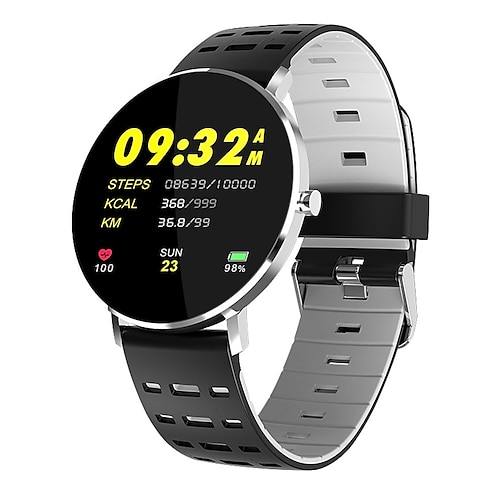 

8092669 Smart Watch / Smartwatch Fitness Running Watch Bluetooth ECGPPG Pedometer Call Reminder Activity Tracker Sleep Tracker Compatible with Android iOS IP 67 Unisex Heart Rate Monitor Waterproof