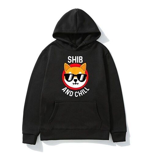 

Inspired by Animal Shiba Inu Hoodie Cartoon Manga Anime Front Pocket Graphic Hoodie For Men's Women's Unisex Adults' Hot Stamping 100% Polyester