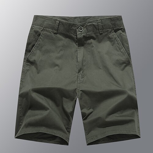 

Herre Chino shorts Bermuda shorts Arbejdsshorts Lomme Vanlig Komfort Åndbart udendørs Afslappet Daglig 100 % bomuld Binding Mode Gade Militærgrøn Navyblå