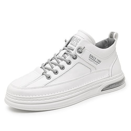 

Homme Basket Look Sportif Chaussures de skate Baskets classiques Sportif Casual Extérieur du quotidien Marche Polyuréthane Noir Beige Gris Automne Printemps