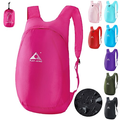 

10-20 L Hiking Backpack Breathable Quick Dry Lightweight Sweat-Wicking Outdoor Yoga Hunting Fishing Hiking Nylon ArmyGreen Cherry blossom powder Glacier blue