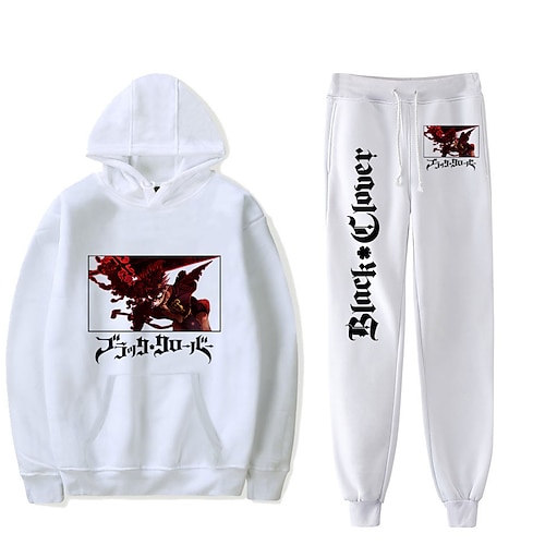 

Inspired by Black Clover Asta Pants Outfits Hoodie Anime Harajuku Graphic Kawaii Pants For Men's Women's Unisex Adults' Hot Stamping 100% Polyester