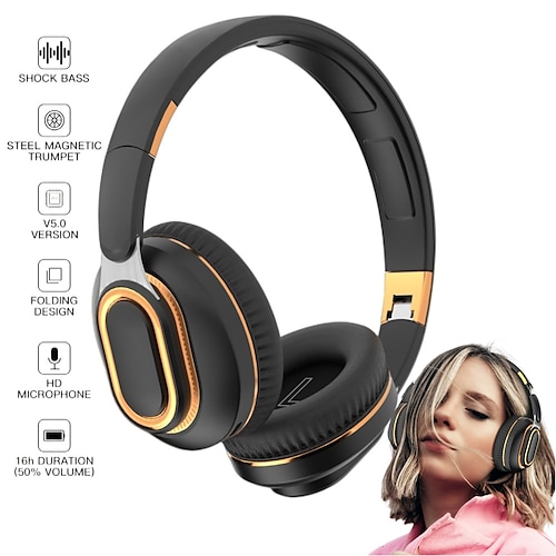 

H7 Drahtlose Ohrhörer TWS-Kopfhörer Über Ohr Bluetooth 5.0 Surround Sound Lange Akkulaufzeit Auto Pairing für Apple Samsung Huawei Xiaomi MI Für den täglichen Einsatz Reisen Schlafen Handy Reise PC