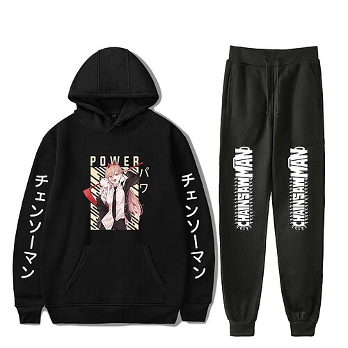 

Inspired by Chainsaw Man Makima Power Denji Pants Outfits Hoodie Anime Harajuku Graphic Kawaii Pants For Men's Women's Unisex Adults' Hot Stamping 100% Polyester