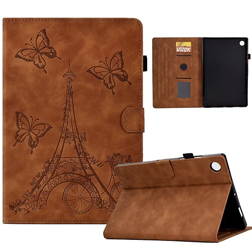 

Tablet Case Cover For Samsung Galaxy Tab A8 A7 Lite S6 Lite A 8.0 Card Holder with Stand Flip Butterfly Solid Colored TPU PU Leather