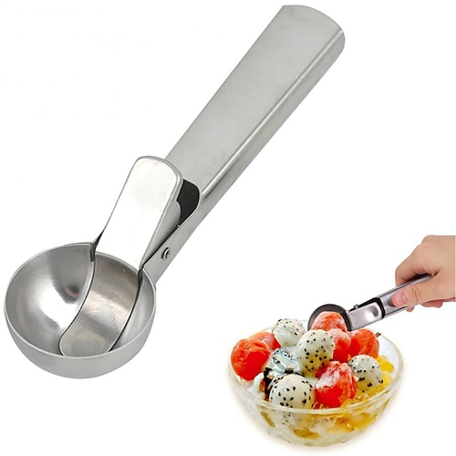 Ice Cream Scoops Stainless Steel Digger Non-Stick Fruit Ice Ball