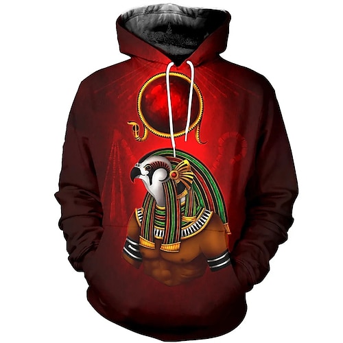 

Inspired by Ancient Egyptian Deities God Eye Of Horus Hoodie Cartoon Manga Anime Front Pocket Graphic Hoodie For Men's Women's Unisex Adults' 3D Print 100% Polyester