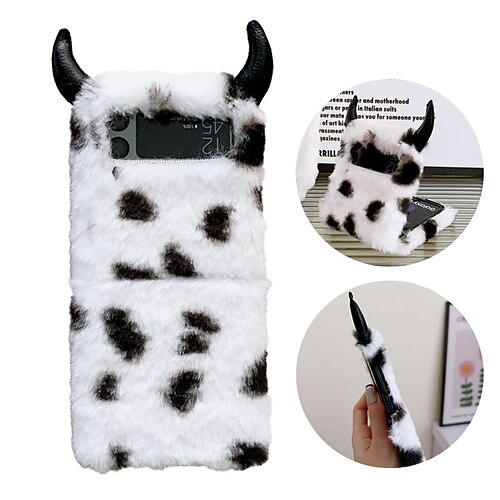 

telefon Etui Til Samsung Galaxy Flip Etui Z Flip 4 Z Flip 3 Vend Helkropsbeskyttelse Støvsikker Plysset Plysset PC