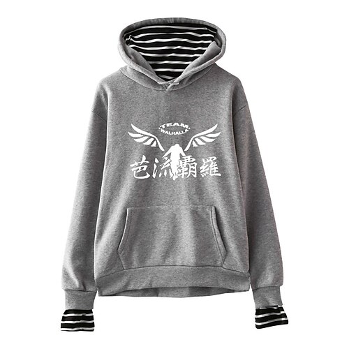 

Inspired by Tokyo Revengers Hanma Yujiro Hoodie Anime Cartoon Anime Front Pocket Graphic Hoodie For Men's Women's Unisex Adults' Hot Stamping 100% Polyester Casual Daily