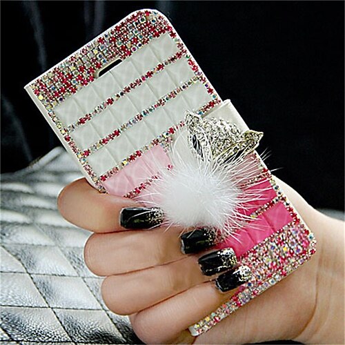 

Phone Case For Apple Wallet Card iPhone 14 13 12 11 Plus Pro Max Rhinestone Full Body Protective Card Holder Slots Crystal Diamond TPU PC