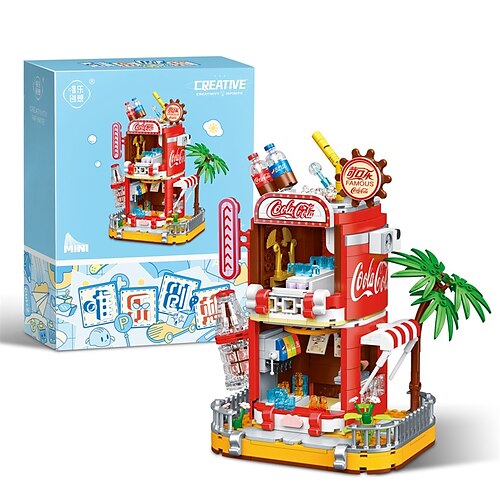 

Building Blocks Toys 718pcs Coke House Romantic 695pcs Coffee House Boys and Girls Toy Gift Christmas and Birthday Gifts for Adults and Kids Ages 14 Up