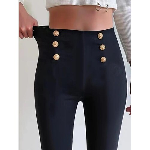 

Dame Skinny Sort Mode Afslappet / Hverdag Ankel-længde Komfort Vanlig S M L XL 2XL