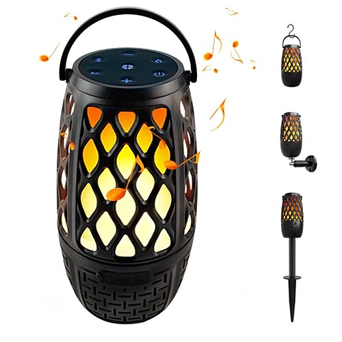 

Outdoor Bluetooth Speaker Gifts for Men LED Atmosphere Speaker Portable Waterproof Party Speaker BT5.0 Electronic Gadgets Christmas Birthdays Gift for Dad Wall MountHookStake 1 Pack