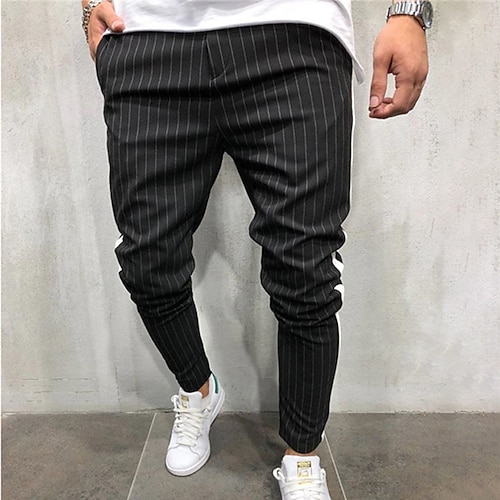 

Per uomo Pareggiatore Pantaloni Pantaloni casual A cordoncino Vita elastica Stampa 3D Banda Stampe astratte Comfort Informale Giornaliero Abbigliamento di strada Essenziale Di tendenza Nero Verde