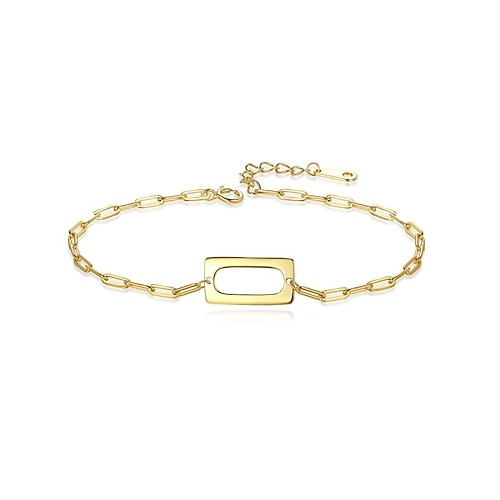 

Per donna Bracciale Classico Prezioso Di tendenza Semplice Argento sterling S925 Gioielli braccialetto Oro Per Feste Regalo