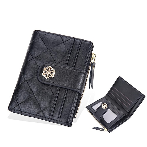 

Credit Card Holder Wallet PU Leather Name Card Holder Luxury Pocket Multi for Women Men