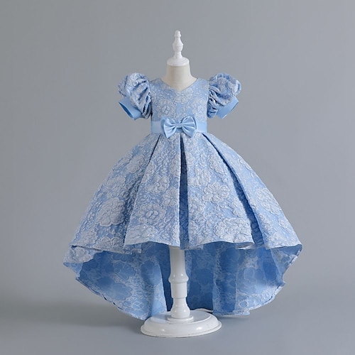 

Bambino Da ragazza Vestito da festa Pop art Vestito da festa Vestito Occasioni speciali A V Manica corta Da principessa Vestito 3-10 anni Primavera Multicolore Bianco Champagne