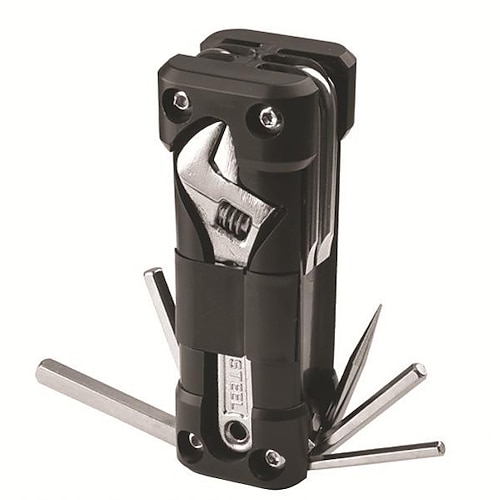 

Strumento combinato multifunzionale portatile 16 in 1 strumento di riparazione moto per bici da campeggio all'aperto