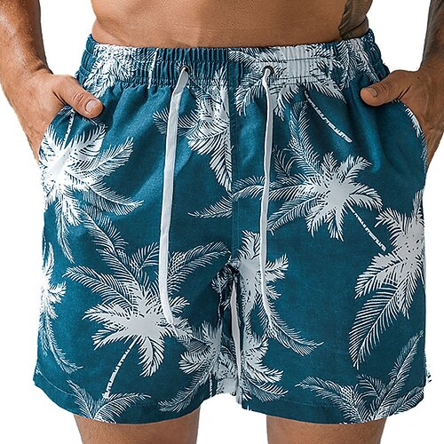 

Homens Bermuda de Surf Shorts de Natação Calção Justo de Natação Shorts de verão Shorts de praia Bolsos Com Cordão Cintura elástica Gráfico Conforto Curto Casual Feriado Praia Havaiana à moda