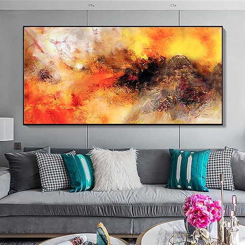 

Handmade Oil Painting Canvas Wall Art Decoration Modern Magnificent Abstract Landscapes for Home Decor Rolled Frameless Unstretched Painting