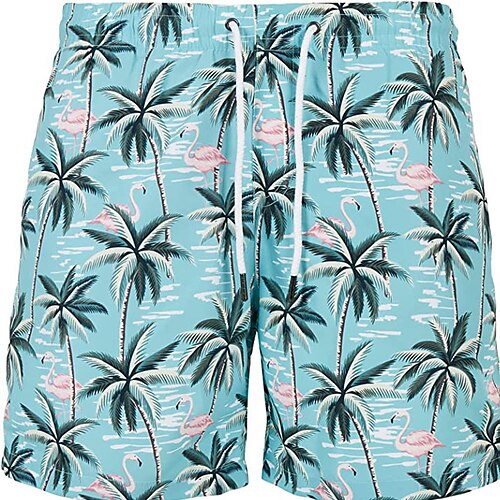 

Homens Bermuda de Surf Shorts de Natação Calção Justo de Natação Shorts de verão Shorts de praia Bolsos Com Cordão Cintura elástica Gráfico Conforto Curto Casual Feriado Praia Havaiana à moda Preto