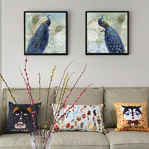 

2 Panels Wall Art Prints Modern Picture Home Decor Wall Hanging Gift with Frame Ready to Hang