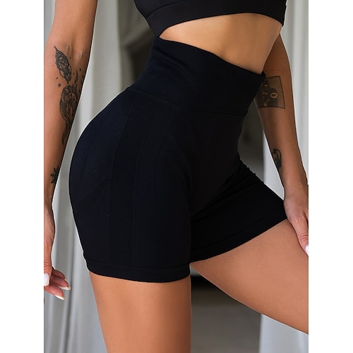Buy Women Yoga Shorts Ruched Booty High Waisted Gym Workout