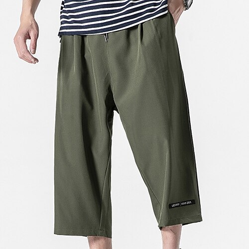 

Per uomo Pantaloncini sportivi Pantaloni corti Pantaloncini casual Pantaloni modello Capri Tasche A cordoncino Vita elastica Alfabetico Comfort Esterno Giornaliero Per uscire Di tendenza Streetwear