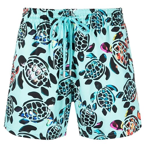 

Men's Swim Shorts Swim Trunks Board Shorts Beach Shorts Drawstring Elastic Waist Print Graphic Animal Comfort Short Casual Holiday Beach Hawaiian Stylish Yellow Blue